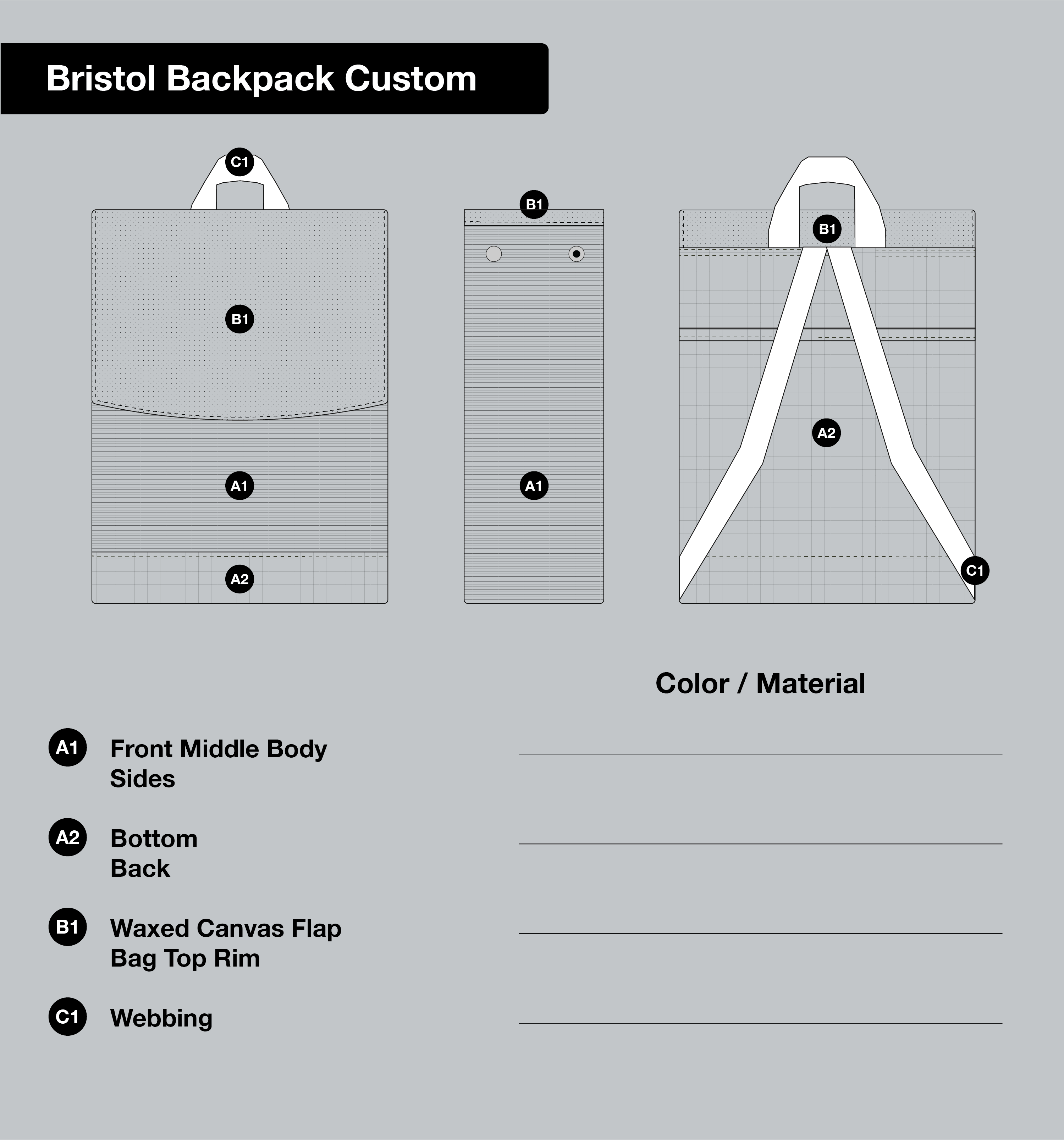 Bristol Backpack Custom