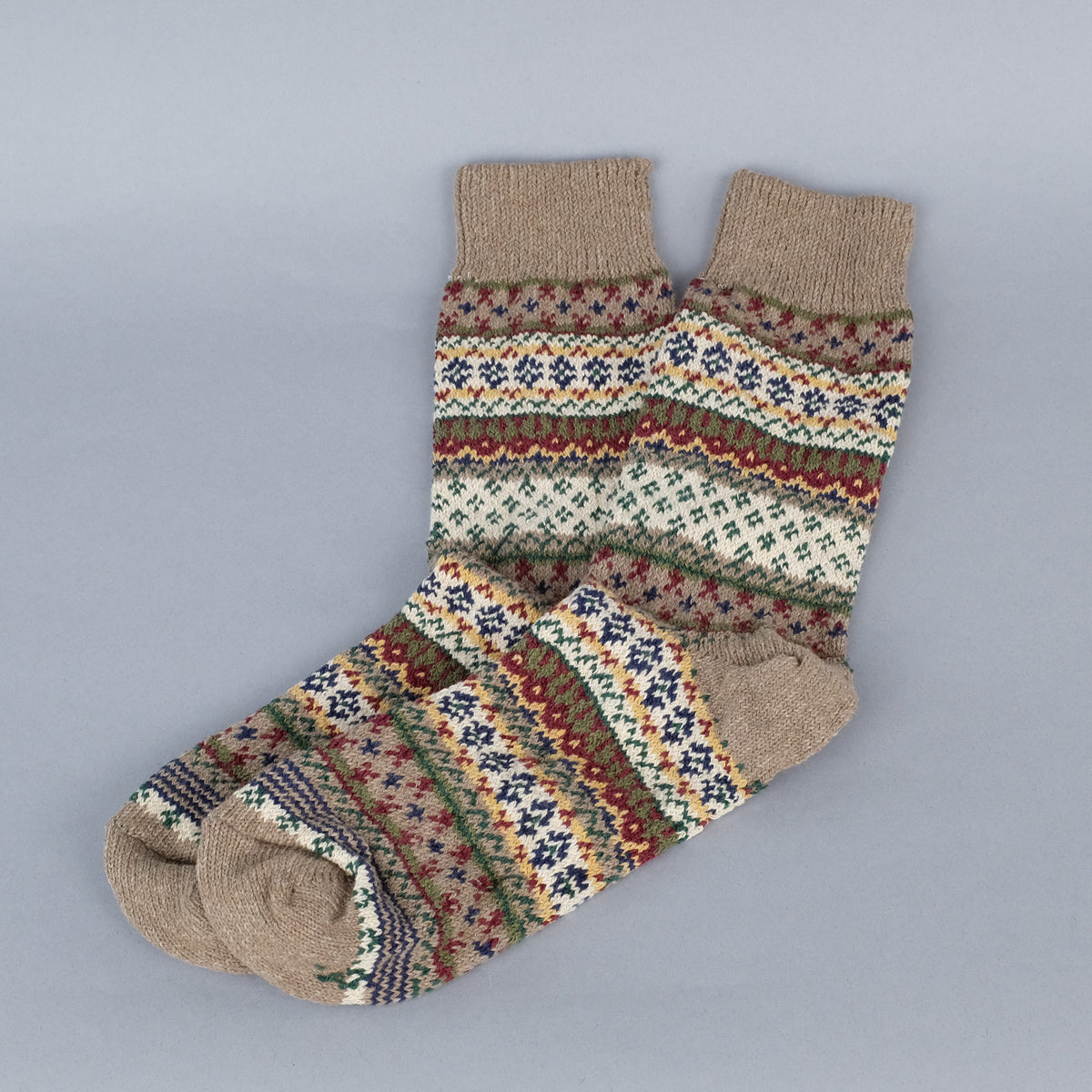 Men's Wool Fair Isle Socks by American Trench