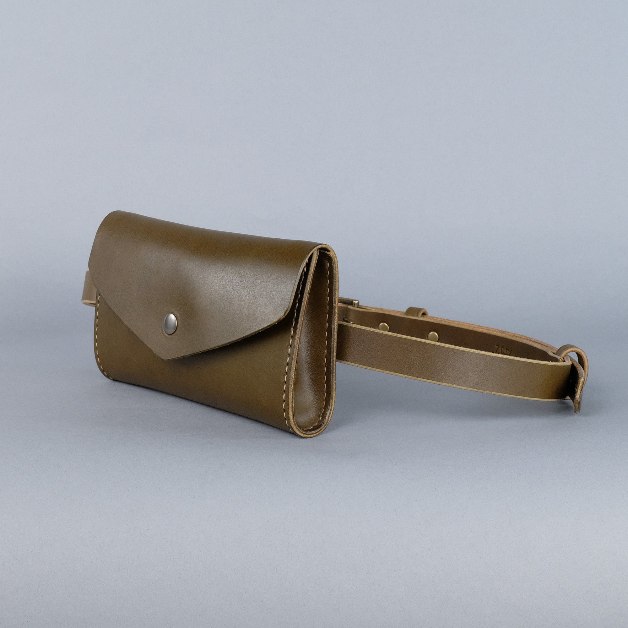 Leather envelope belt bag sale