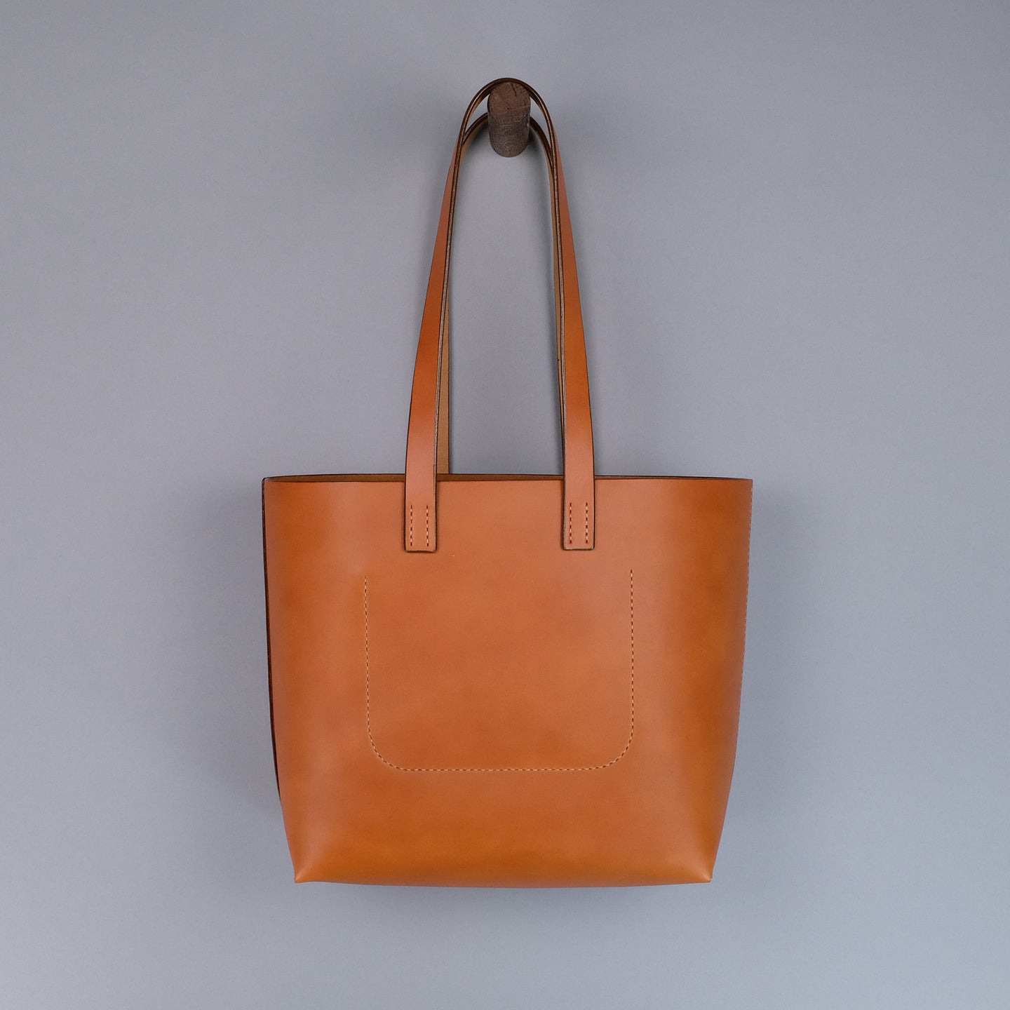 Penrose Tote Bag in Dark Brown Bridle Leather – J. Stark – Made in USA