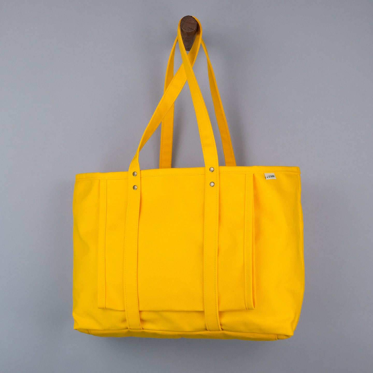Beachwood Yoga Tote Bag in Canary Yellow Heavyweight Canvas – J