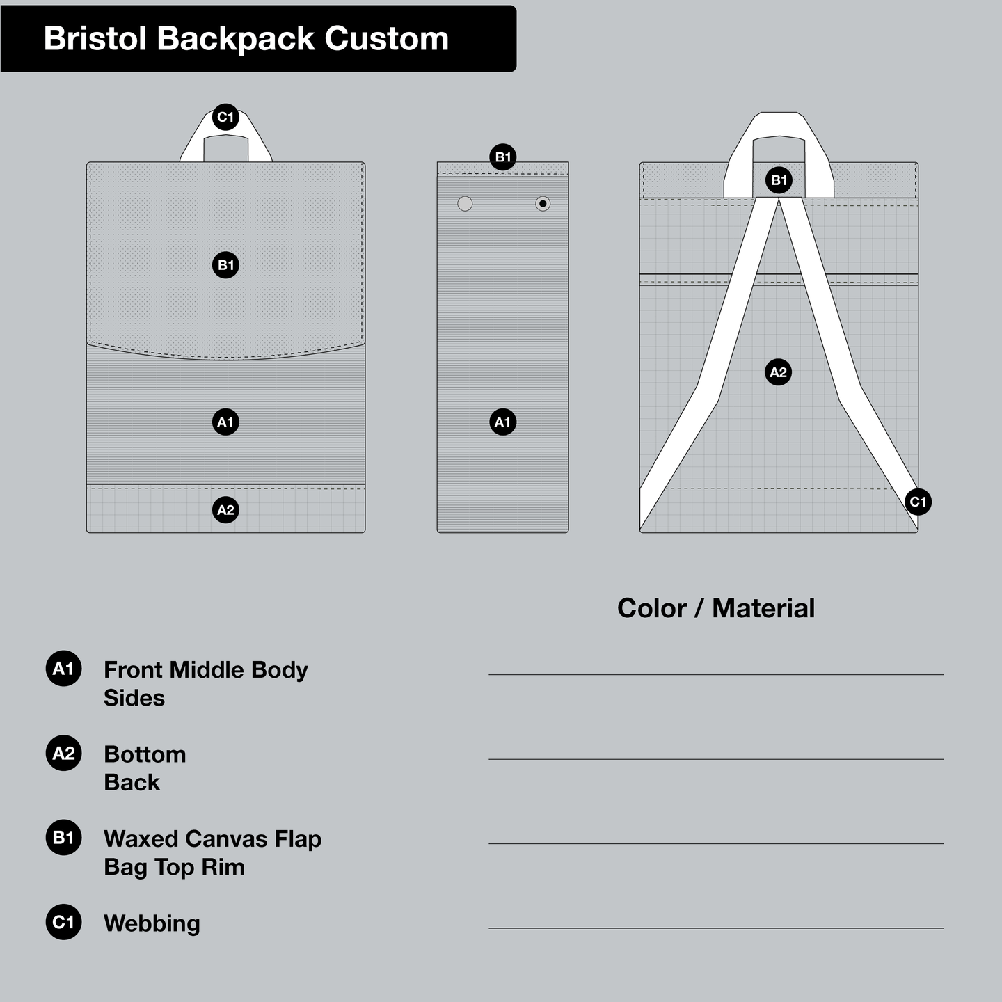 Bristol Backpack Custom