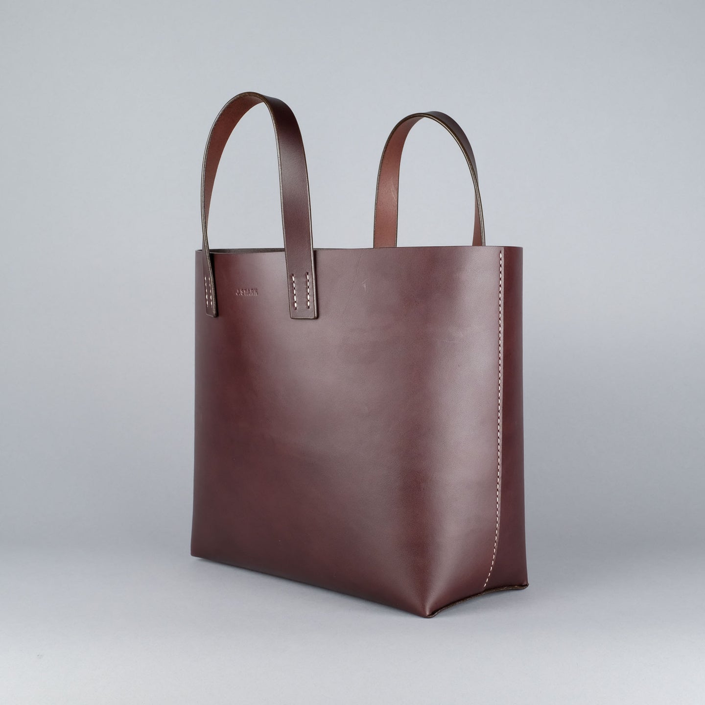 Deep Brown Women's Leather Tote Bag