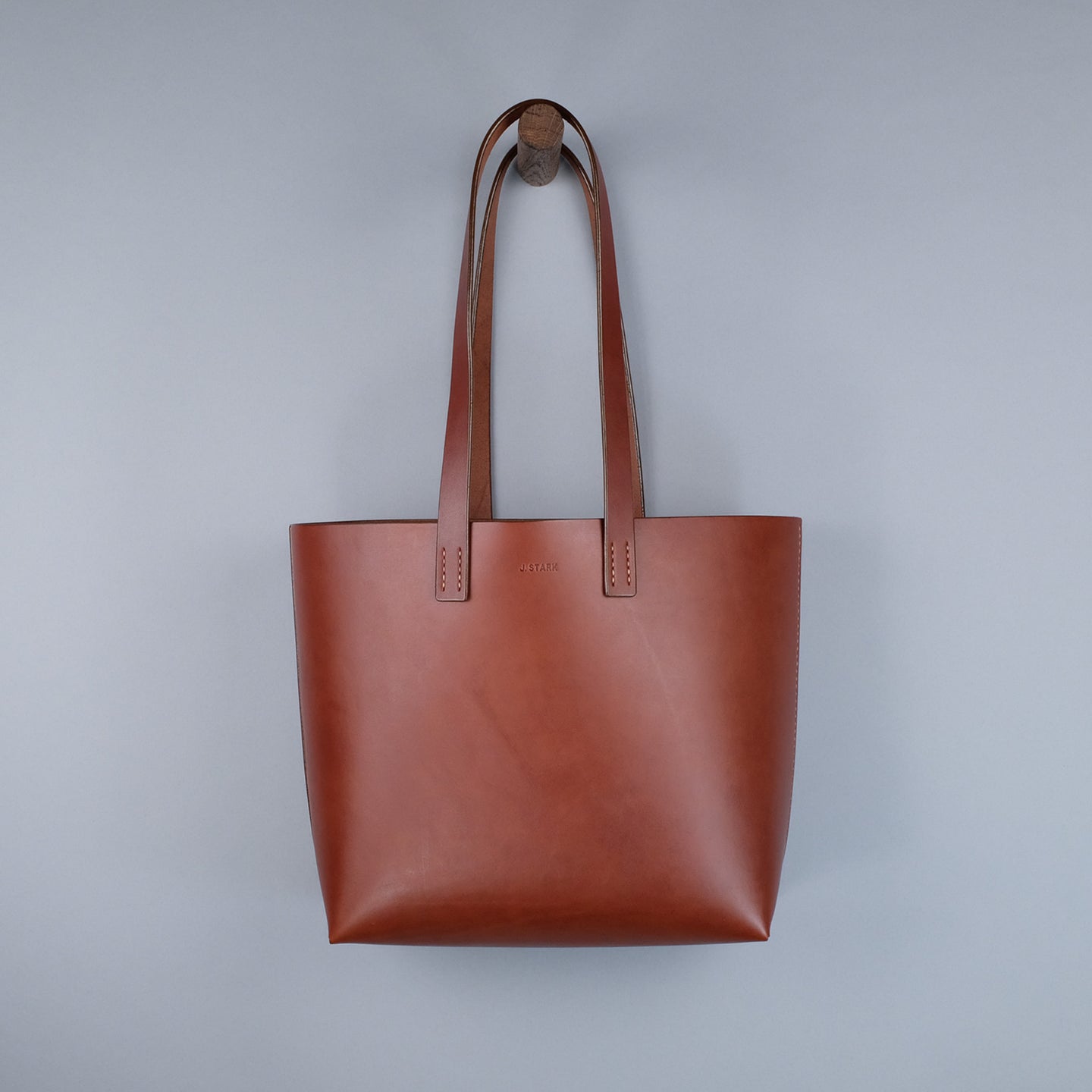 J Leather Shoulder Bag