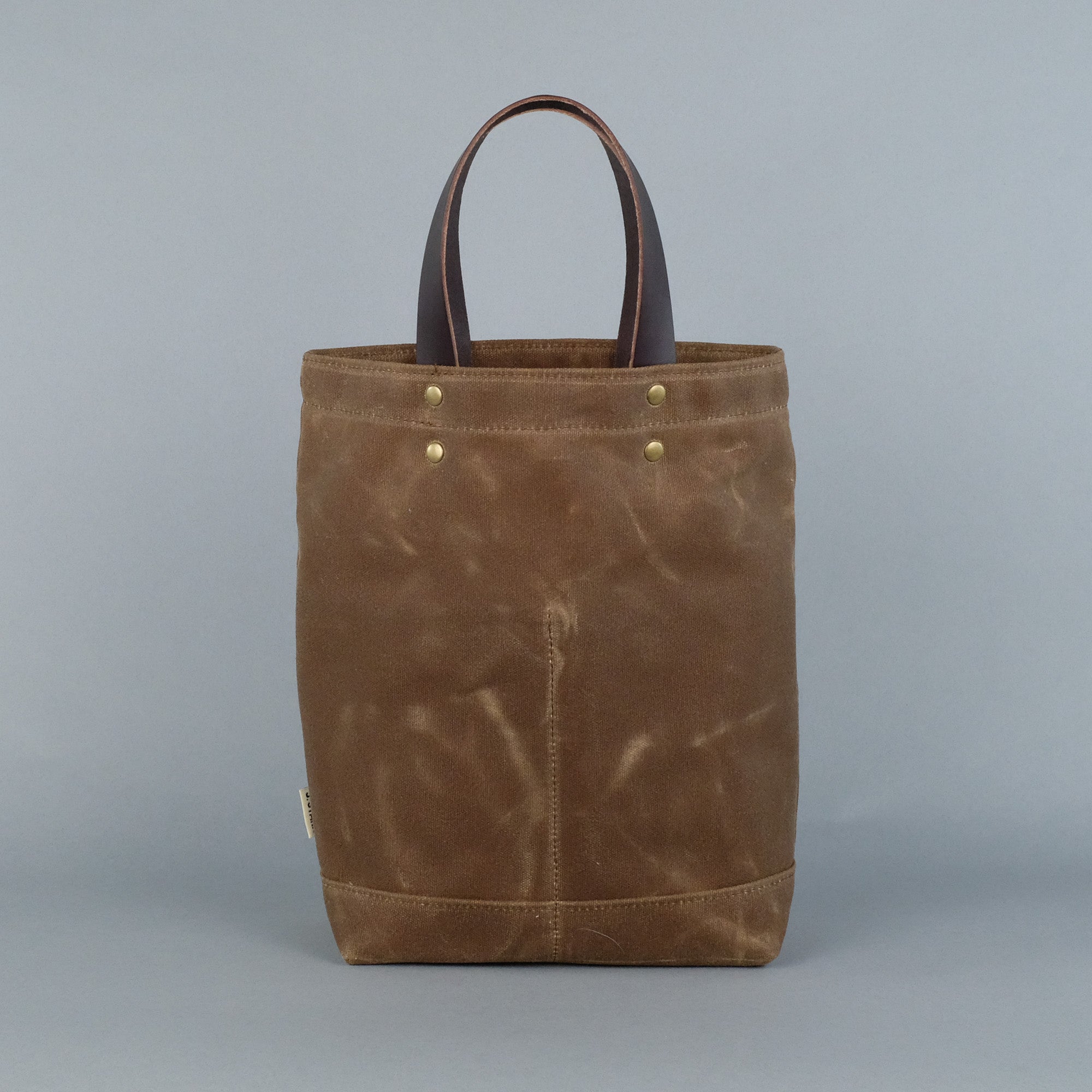 Waxed canvas best sale wine tote